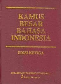 Image of Kamus besar bahasa Indonesia : edisi ketiga