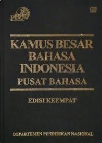 Image of Kamus besar bahasa Indonesia pusat bahasa