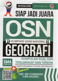 Image of Siap Jadi Juara OSN (Olimpiade Sains Nasional) Geografi SMA