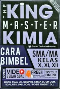 Image of The King Master Kimia Cara Bimbel SMA/MA Kelas 10, 11, 1