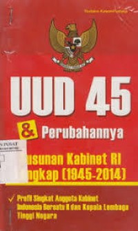 Image of UUD 45 & Perubahannya
